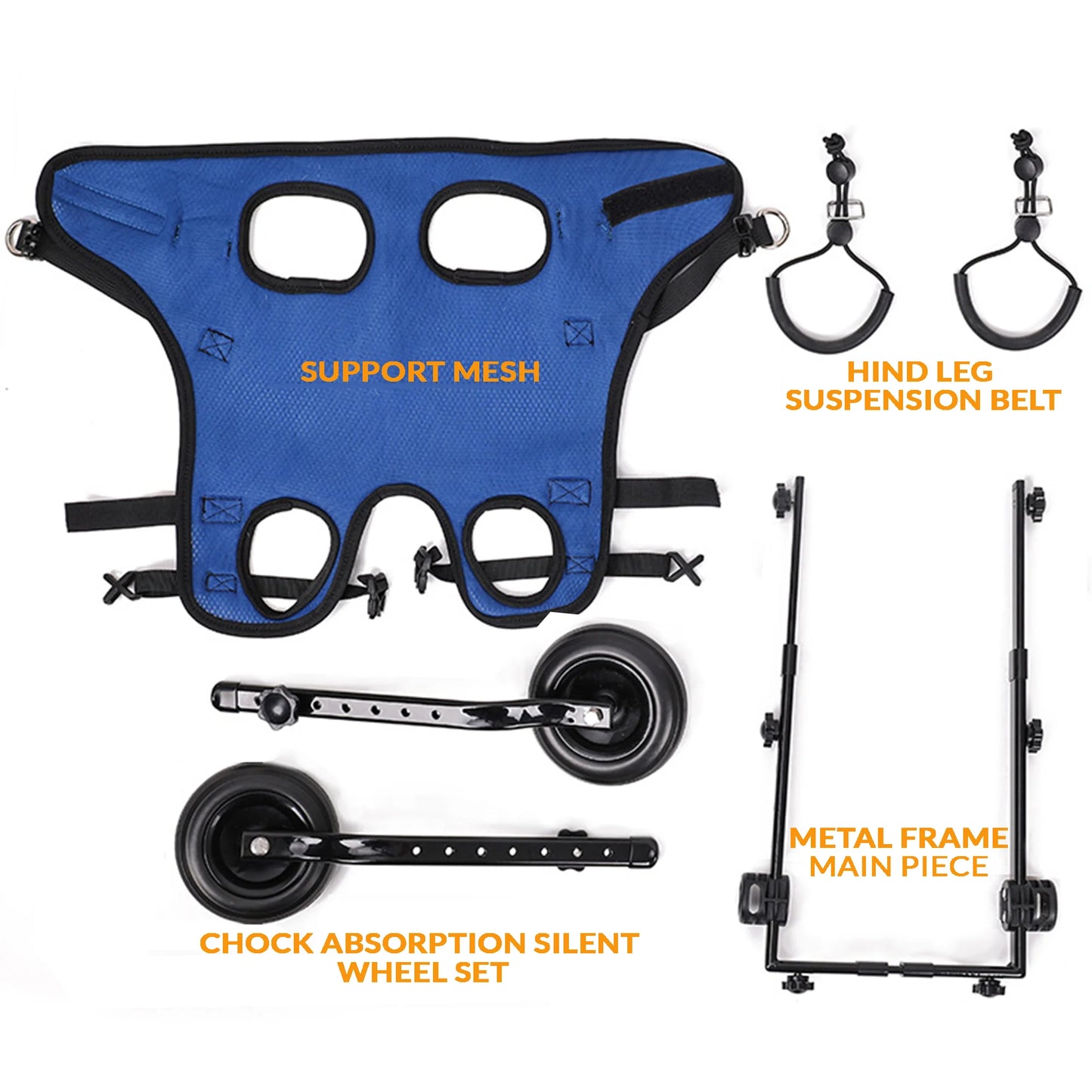 Dog Wheelchair for Back Legs, Light Weight Dog Wheelchair Cart